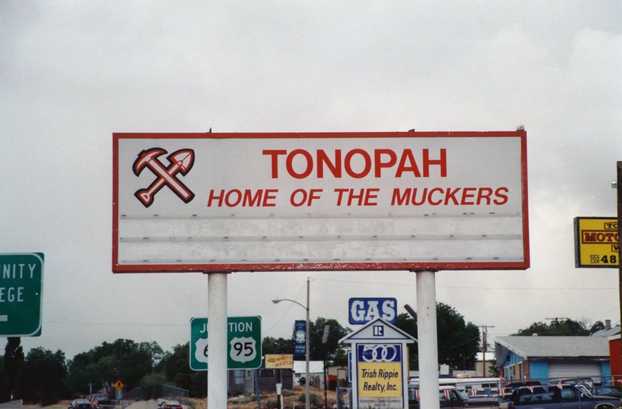 AandM Nevada trip 2001 Tonopah- Home of the Muckers